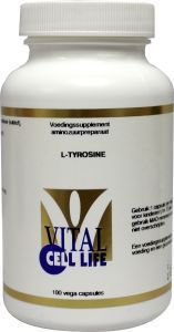 Vital cell life tyrosine 400mg 100 capsules  drogist