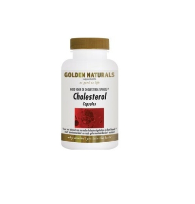 Foto van Golden naturals cholesterol capsules 60cp via drogist