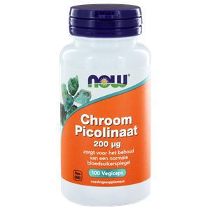 Now chromium picolinate 200mcg 100cap  drogist