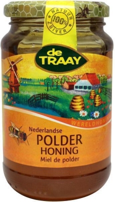 Foto van Traay polder honing creme 450g via drogist
