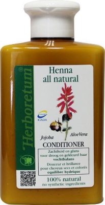 Herboretum henna all natural conditioner aloe/jojoba 300ml  drogist
