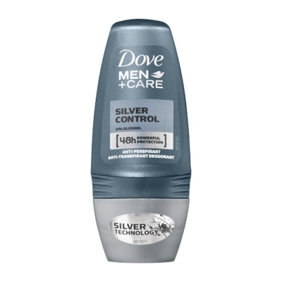 Dove deodorant roll on men silver control 50ml  drogist