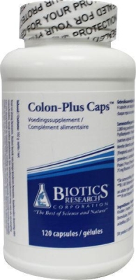 Foto van Biotics colon plus 120cap via drogist