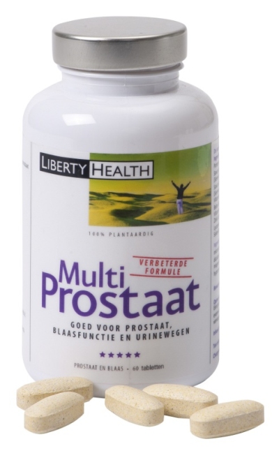 Foto van Liberty healthcare multi prostate formula 60cap via drogist