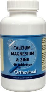 Foto van Orthovitaal calcium magnesium zink 60tab via drogist