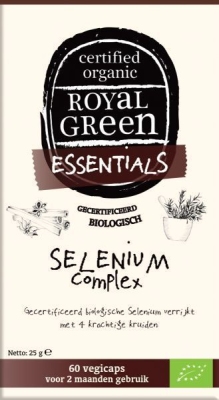 Foto van Royal green green selenium complex 60vcap via drogist