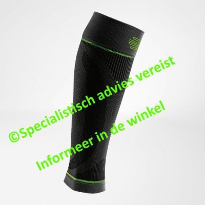 Foto van Bauerfeind sport compression sleeves lower leg l short zwart 1 paar via drogist