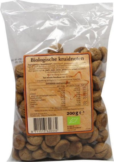 Delft biologische kruidnoten 12 x 200g  drogist