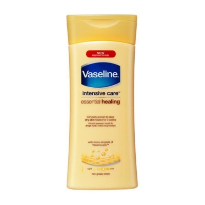 Foto van Vaseline bodylotion essential moisture 200ml via drogist
