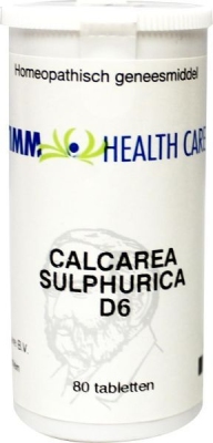 Timm health care calcarea sulphuricum d6 12 80tab  drogist