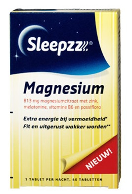 Foto van Sleepzz magnesium 40st via drogist