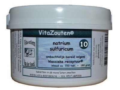 Foto van Vita reform van der snoek natrium sulfuricum vitazout nr. 10 720tb via drogist
