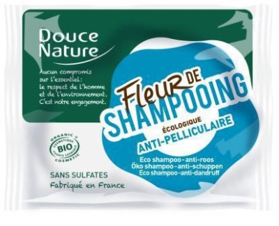 Foto van Douce nature shampoo anti roos 85g via drogist