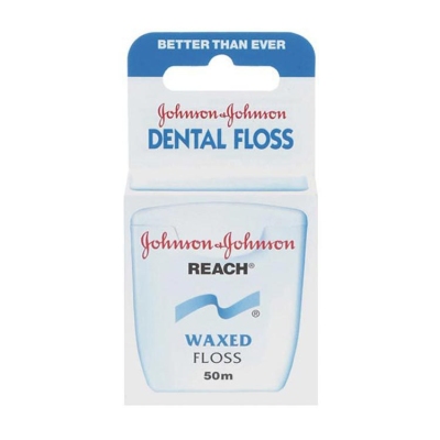 Johnson & johnson floss dental reach waxed 50mt  drogist