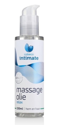 Foto van Cobeco intimate massage olie relax 150ml via drogist
