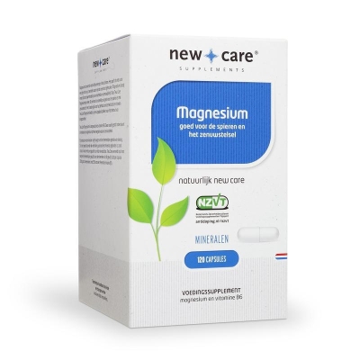 Foto van New care magnesium 120cap via drogist