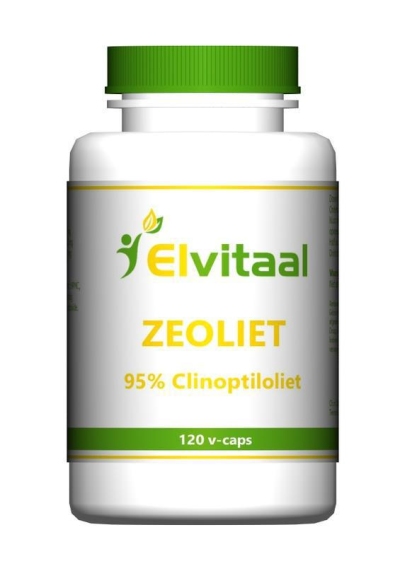 Foto van Elvitaal zeoliet 550 mg 120ca via drogist