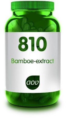 Foto van Aov 810 bamboe extract 90cap via drogist