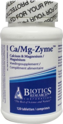 Foto van Biotics ca mg zyme 120tab via drogist