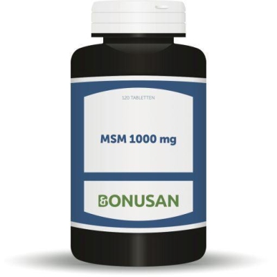 Foto van Bonusan msm 1000 mg 120tab via drogist
