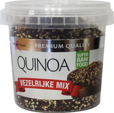 Foto van Lucovitaal super raw food quinoa 200g via drogist