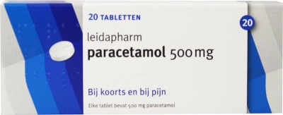 Leidapharm paracetamol 500mg 20tb  drogist