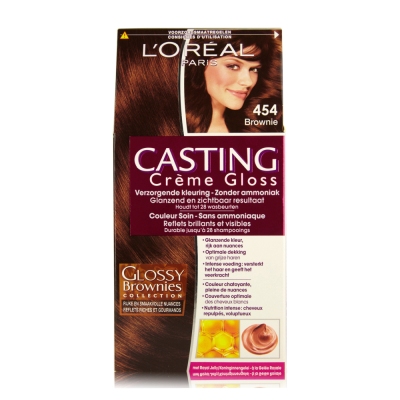 Foto van L'oréal paris casting creme gloss 454 brownie verp via drogist