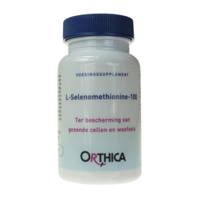 Foto van Orthica l-selenomethionine 100 60cap via drogist