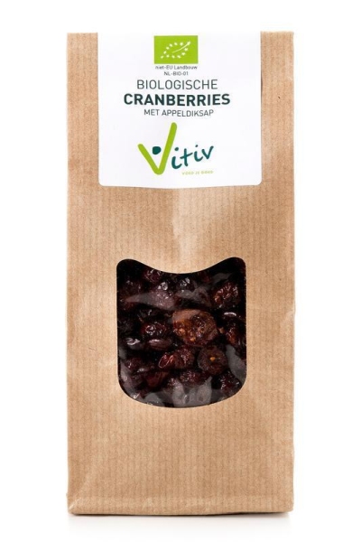Vitiv cranberries appeldiksap 250g  drogist