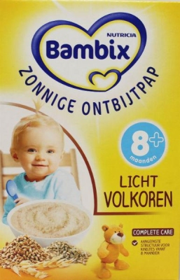 Bambix ontbijtpap licht volkoren 8 mnd 250g  drogist