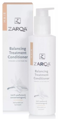 Foto van Zarqa cremespoeling conditioner balance treatment 200ml via drogist