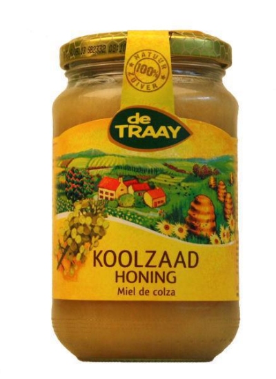 Foto van Traay koolzaad honing creme 6 x 450g via drogist