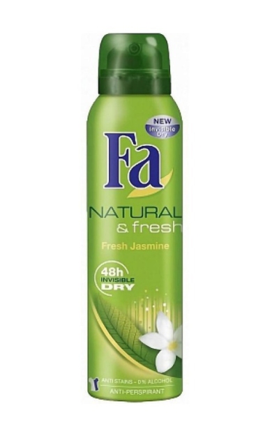 Fa deodorant spray natural & fresh jasmine 150ml  drogist
