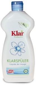 Foto van Klar afwasmachine glansspoelmiddel bio 500ml via drogist