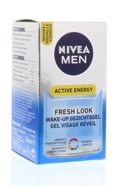 Nivea dagcreme fresh look active energy for men 50ml  drogist