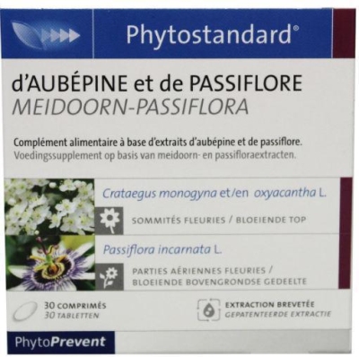 Phytostandard meidoorn passiflora 30tb  drogist
