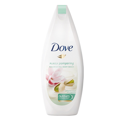 Foto van Dove shower purely pampering pistache & magnolia 250ml via drogist