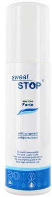 Foto van Sweatstop aloe vera forte body spray 100ml via drogist
