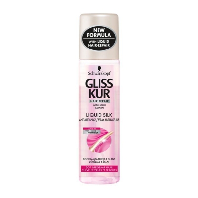 Gliss kur anti-klit spray liquid silk gloss 200ml  drogist