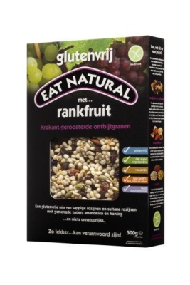Foto van Eat natural cereal rankfruit 500g via drogist