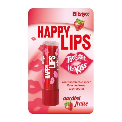 Blistex happy lips aardbei blister 1st  drogist
