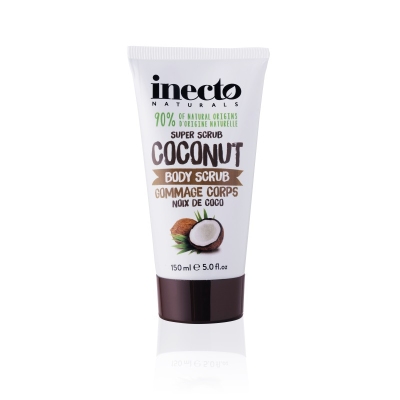 Foto van Inecto naturals coconut bodyscrub 150ml via drogist
