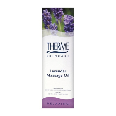 Foto van Therme massageolie lavendel 125ml via drogist
