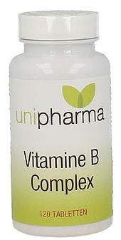 Foto van Unipharma vitamine b complex 120tb via drogist