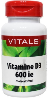 Foto van Vitals vitamine d 600ie 100cap via drogist