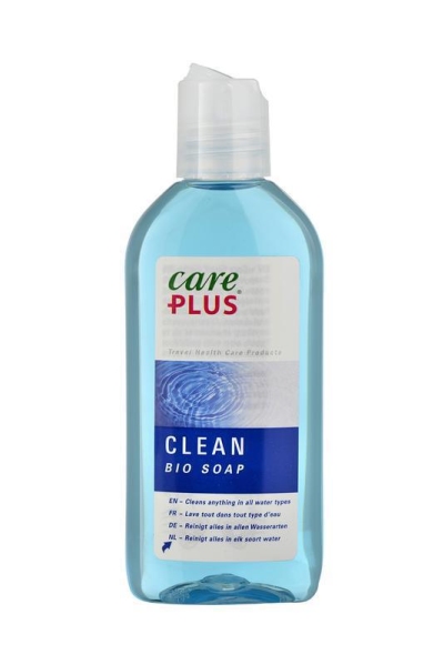 Foto van Care plus zeep clean bio 100ml via drogist