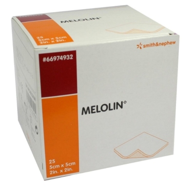Melolin wondverband steriel 5x5cm 25 stuks  drogist