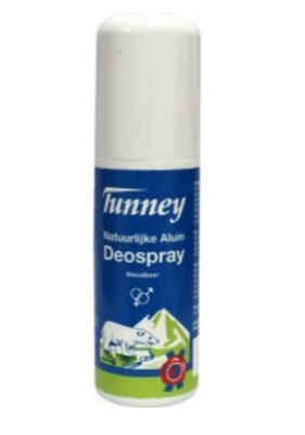 Foto van Tunney aluin deodorant spray 100ml via drogist