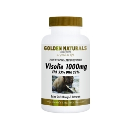 Foto van Golden naturals visolie 1000 mg 90cap via drogist