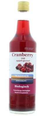 Wadden cranberrysap licht gezoet 675ml  drogist